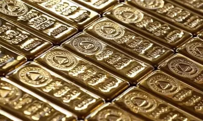 Gold rates decrease by Rs15,500 per tola