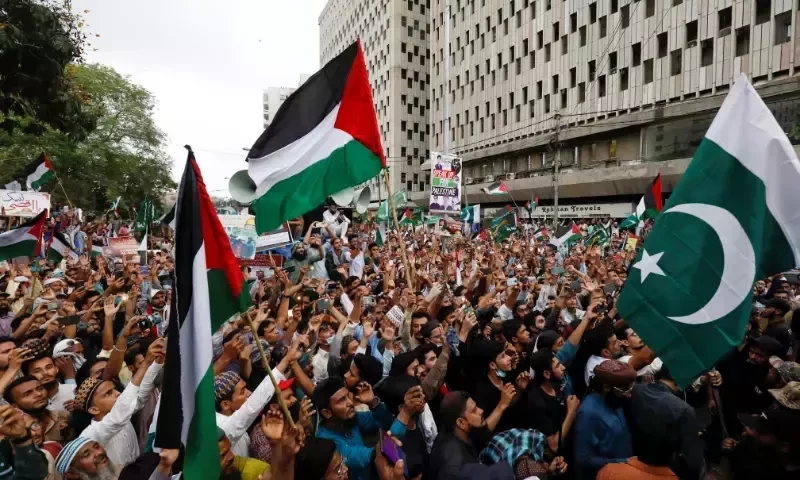 Schedule released for Palestinian solidarity rallies in Karachi
