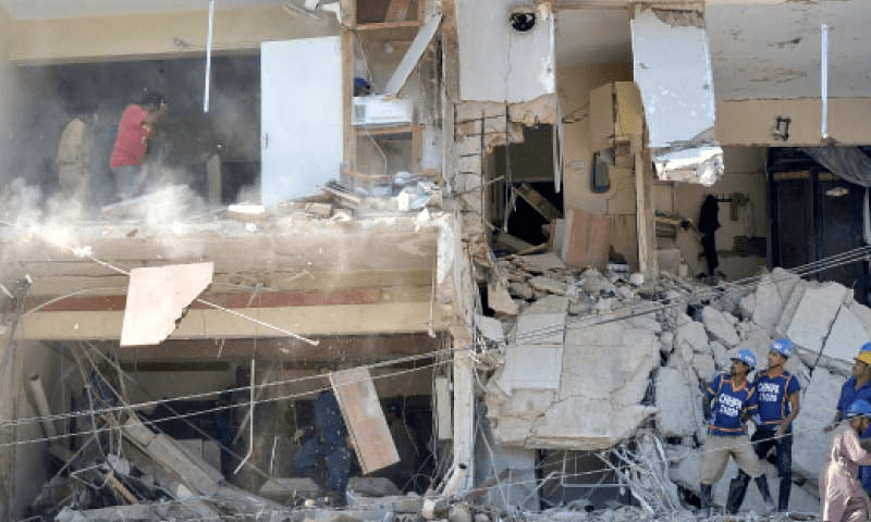 Karachi buildings continue to face gas explosions