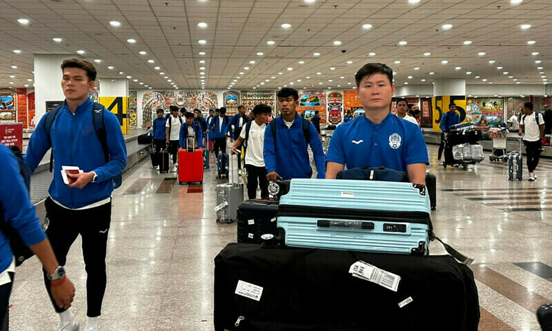 Cambodian team arrives in Pakistan to play World Cup qualifier