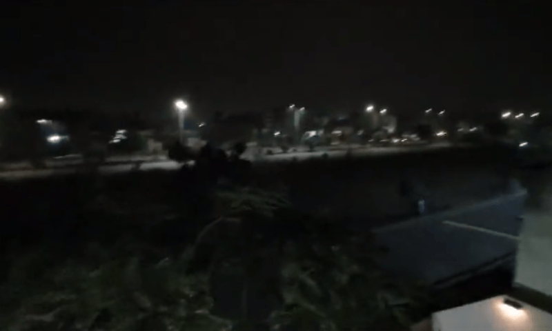 Parts of Karachi face power outage due to rain and dusty winds