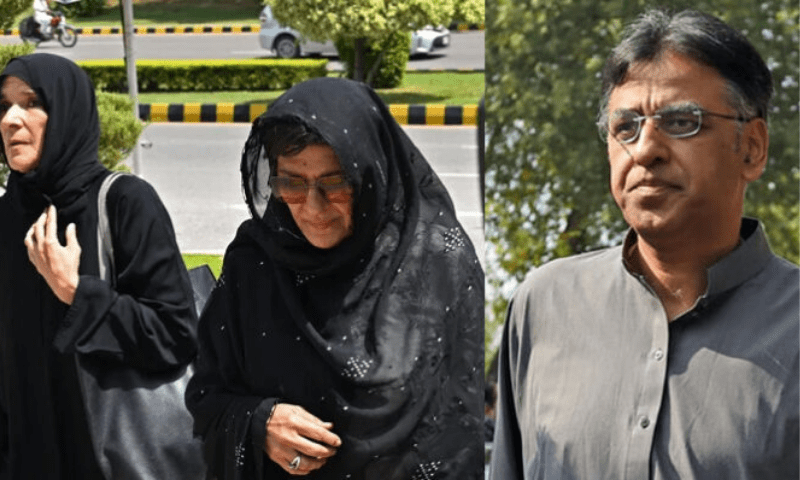 Court extends bails for Asad, Aleema and Uzma in May 9 case