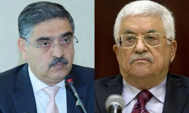 Interim PM Kakar, Palestinian President Abbas discuss Gaza over phone call