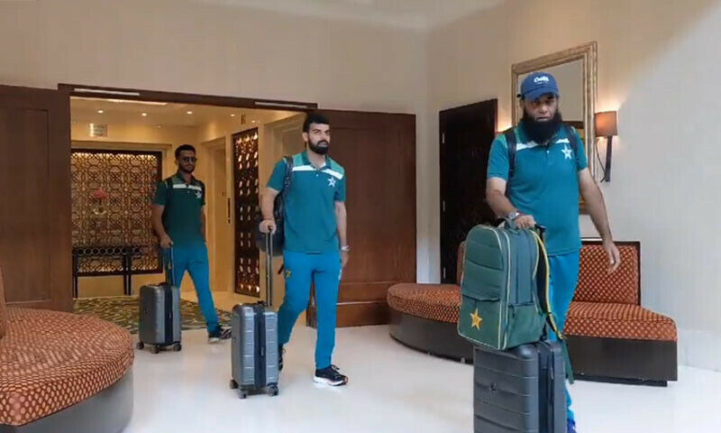 Pakistan cricket team departs for Chennai for next match