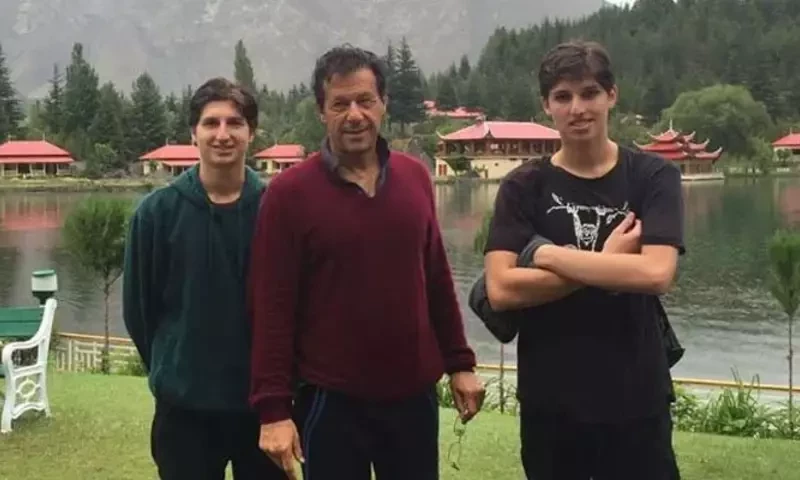 Sons get emotional during call with incarcerated Imran Khan: sources