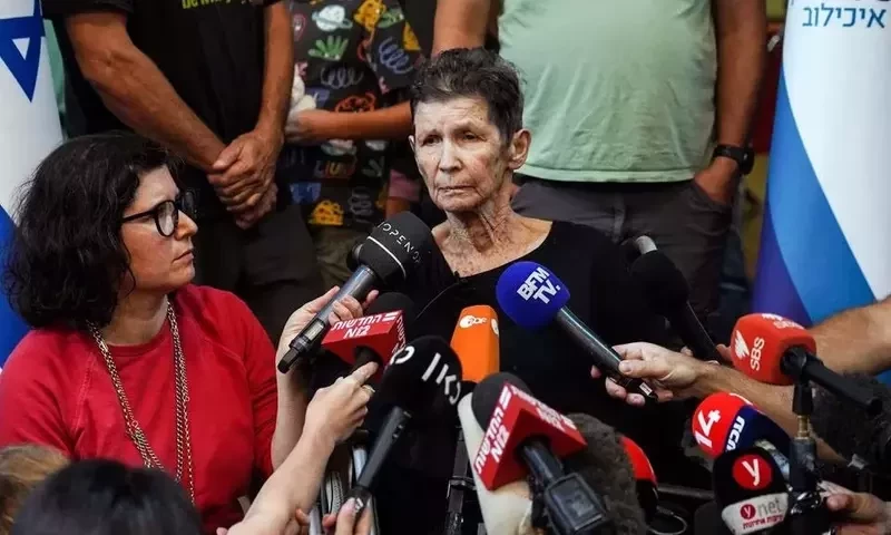 Freed Israeli hostage says Hamas treated her well, met all her needs