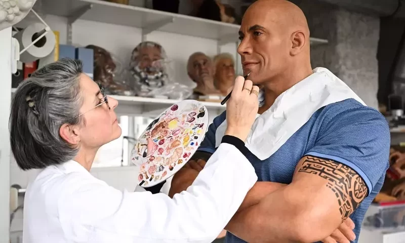 &lsquo;The Rock&rsquo; waxwork in Paris retouched after skin tone complaints