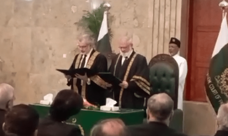 Justice Irfan Saadat sworn in as SC judge