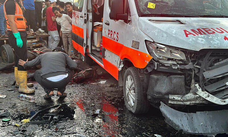 UN chief &lsquo;horrified&rsquo; by Israeli strike on Gaza ambulance convoy