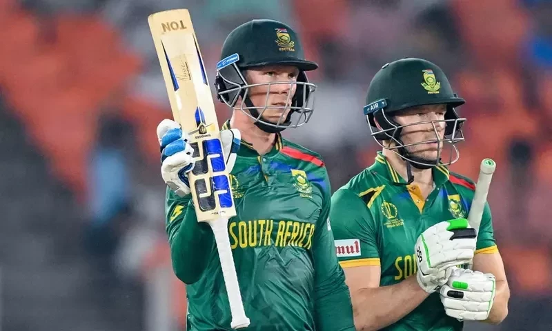 Van der Dussen steers South Africa to victory as Afghanistan exit World Cup