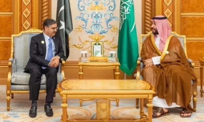 PM, Saudi crown prince reaffirm resolve to boost ties for &lsquo;mutually rewarding economic partnership&rsquo;