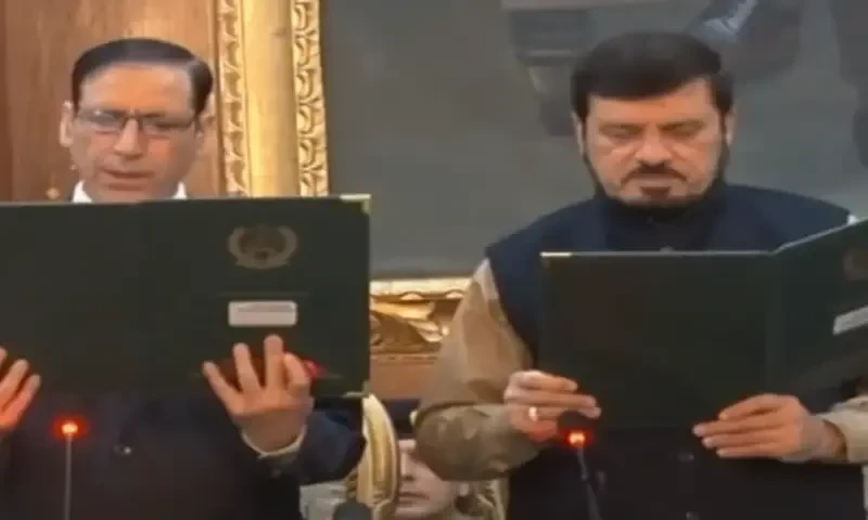 Justice (retd) Arshad Hussain Shah sworn in as caretaker KP chief minister