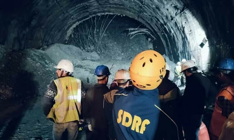 Over 36 workers trapped as under construction tunnel collapses in India