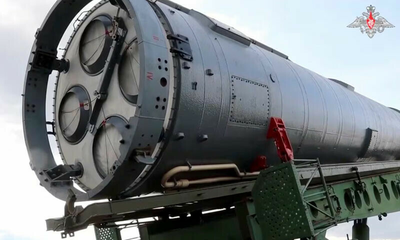 Russia loads missile with nuclear-capable glide vehicle into launch silo