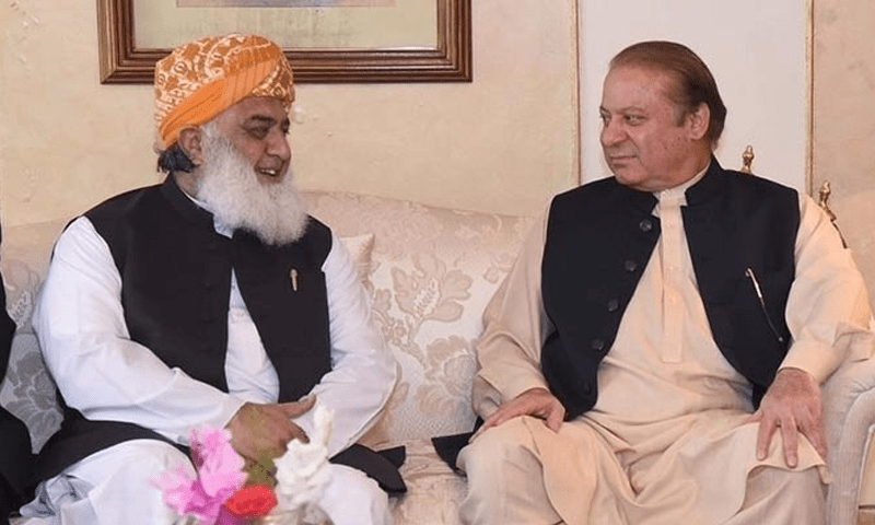 Nawaz meets Fazal to discuss electoral strategy