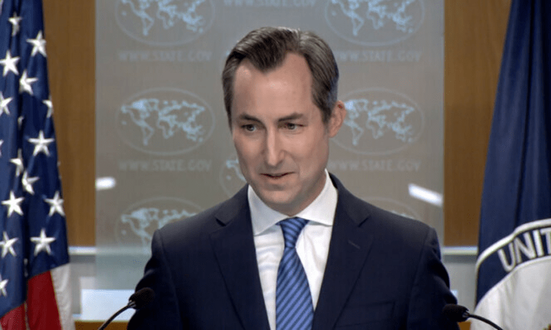 US official sidesteps question about reports of ambassador meeting Imran