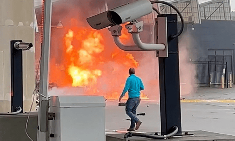 Terrorism ruled out in US-Canada border explosion that sent cars flying