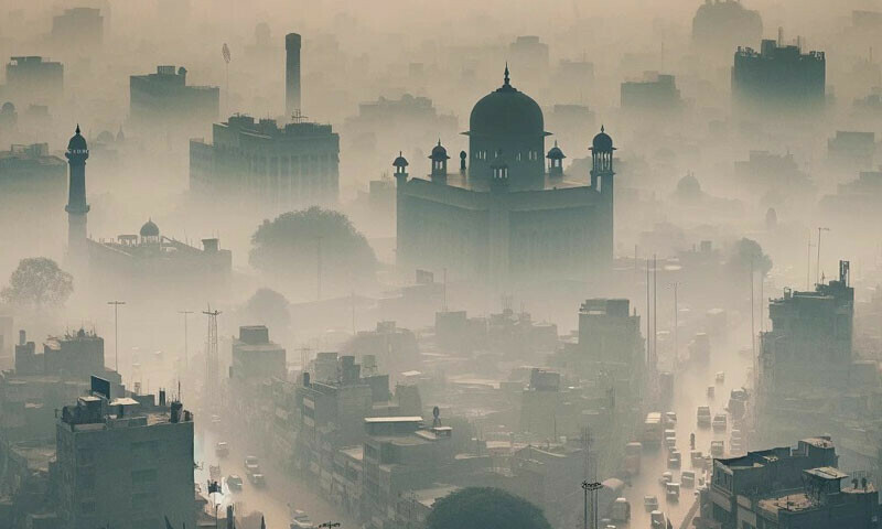 What rank Lahore gets today in AQI index?