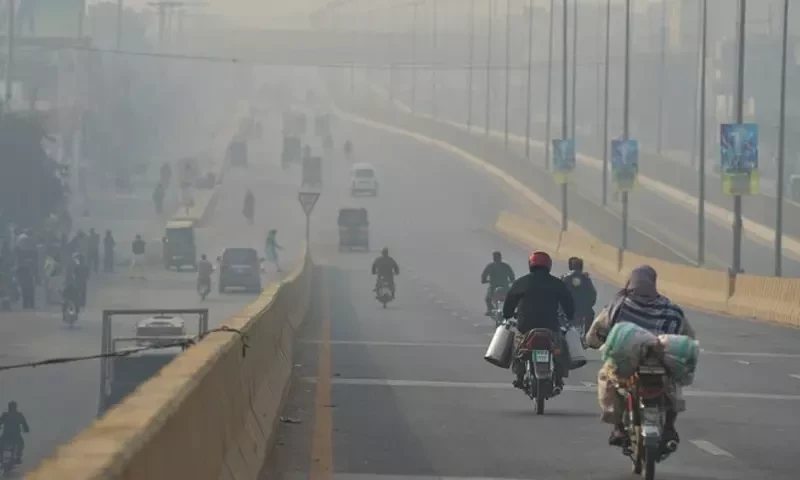 Several sections of motorways have been closed due to smog
