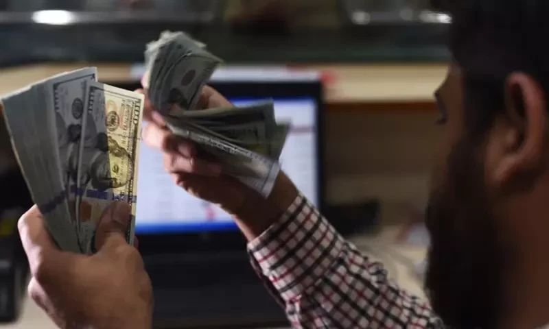 Dollar falls against rupee in interbank market