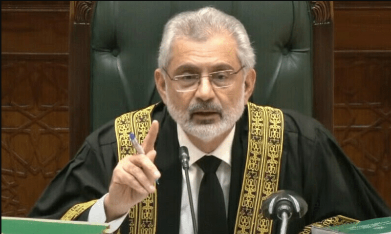 CJP says lifetime disqualification verdict, Elections Act amendment cannot go together