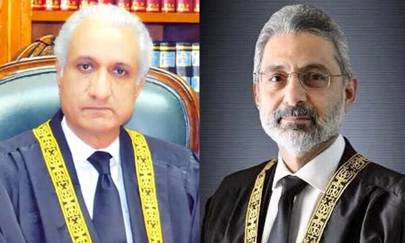 CJP Isa expresses disappointment over Justice Ahsan&rsquo;s letter on benches