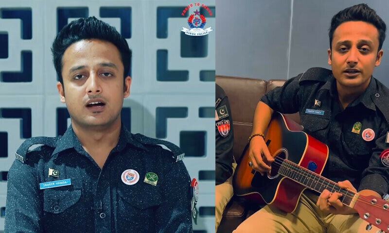 Sindh police officer gets famous for his singing