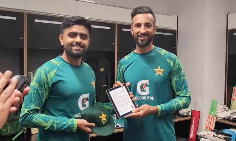 Team honours Babar Azam for completing 50 Test matches of his career