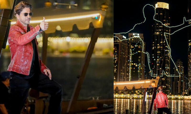 Dubai sky lights up featuring Shah Rukh Khan ahead of Dunki release