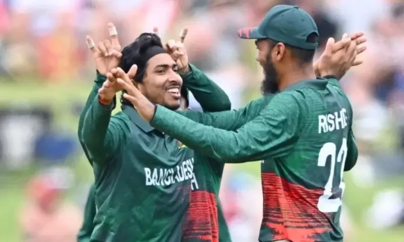 Bangladesh coast to historic win in third ODI against New Zealand