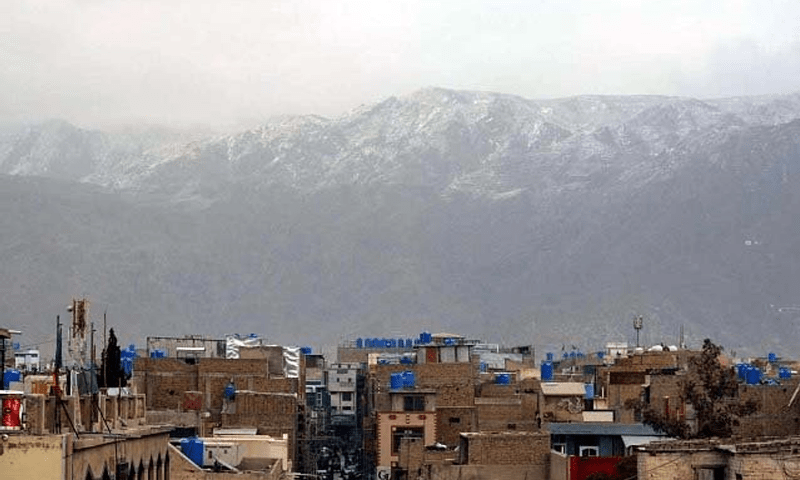 Tourists flock to northern Balochistan as cold snap grips region