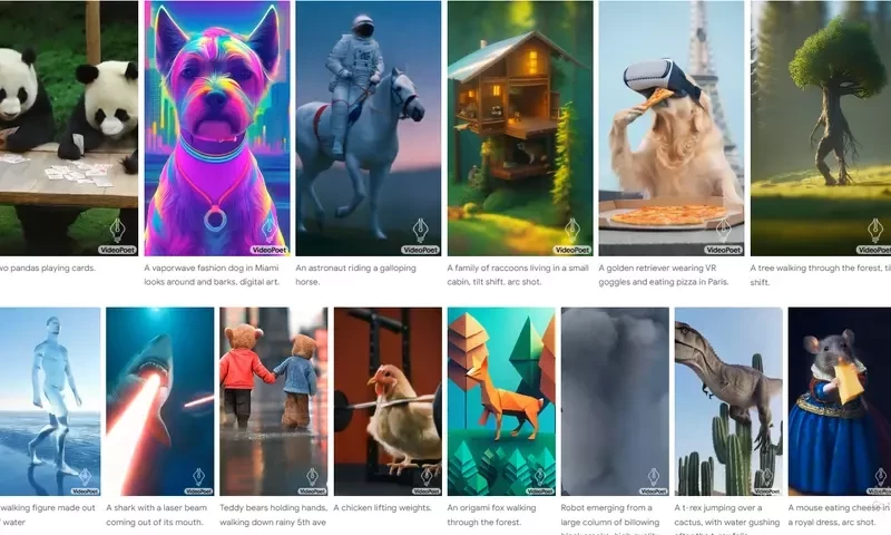 Google&rsquo;s VideoPoet can generate videos from text, audio input