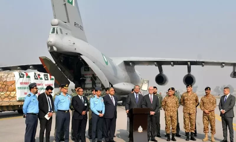 Pakistan dispatches third batch of relief goods to Gaza