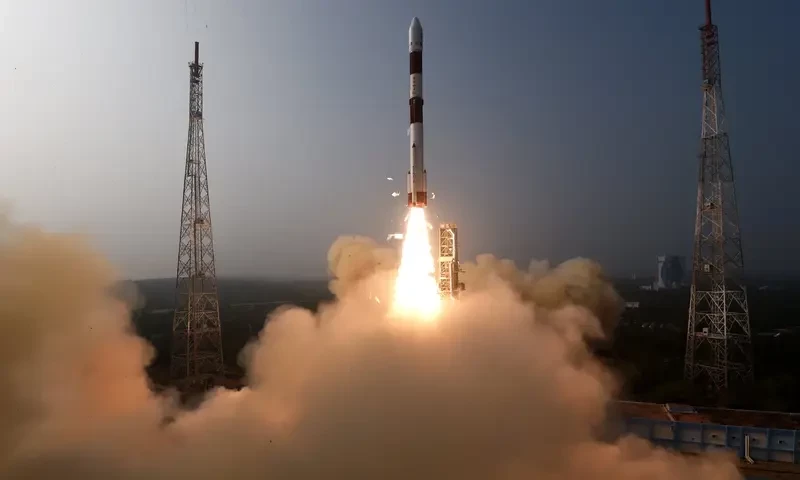 India intensifies space race with launch of first satellite to study black holes