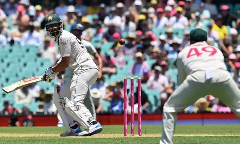 Rizwan, Salman fight back after dire start in Sydney Test
