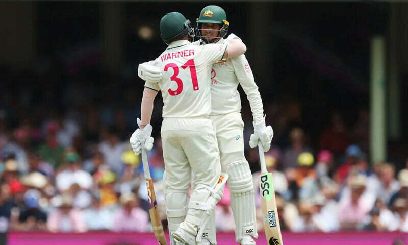 Warner out for 34 in farewell Test as rain thwarts Pakistan