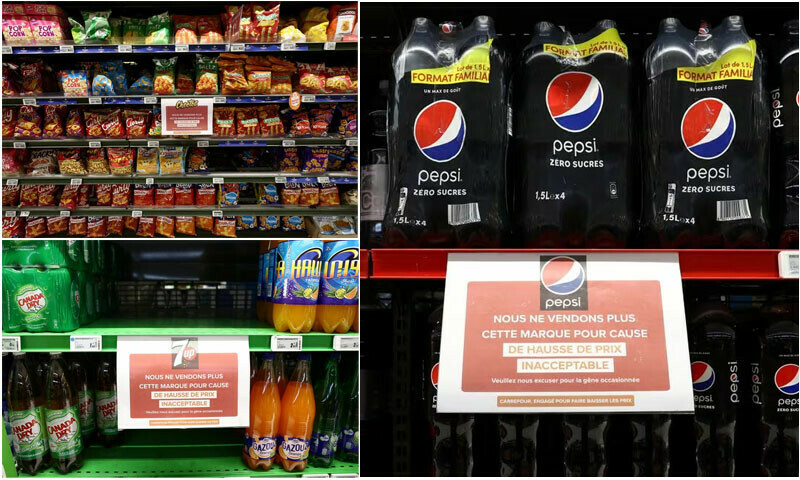 Carrefour pulls PepsiCo products over price hikes