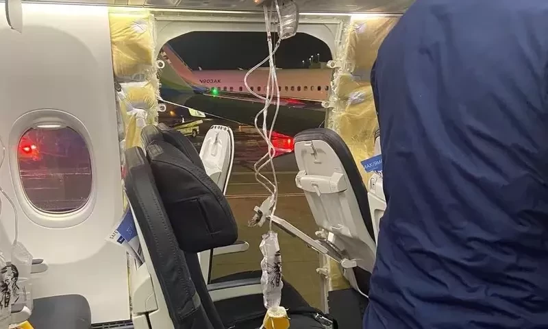 US grounds some Boeing MAX planes for safety checks after cabin emergency