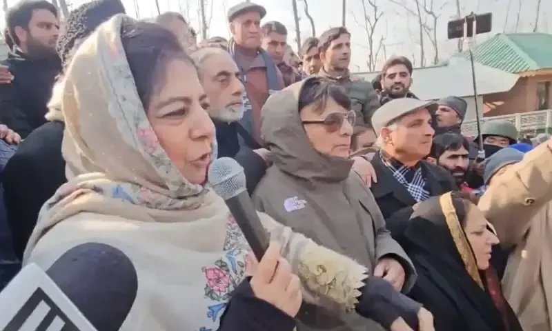 Mehbooba Mufti accuses Indian govt of turning Kashmiris into militants