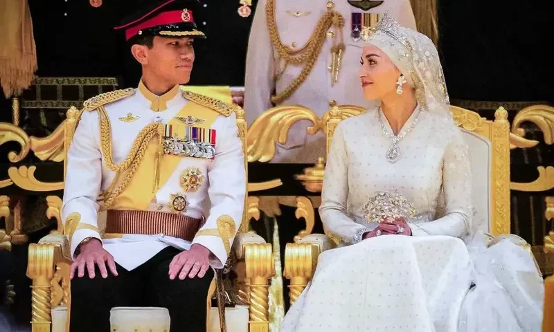 In pictures: Brunei&rsquo;s Prince Abdul Mateen marries commoner Anisha Rosnah