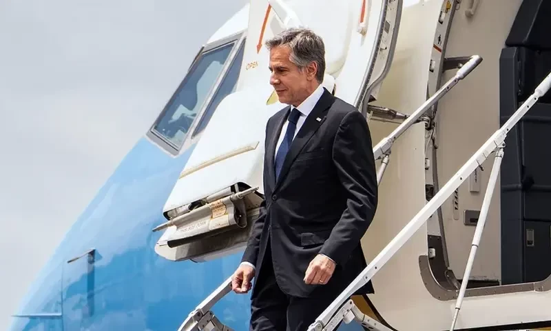 Aircraft malfunction leaves US top diplomat Blinken stranded in Switzerland
