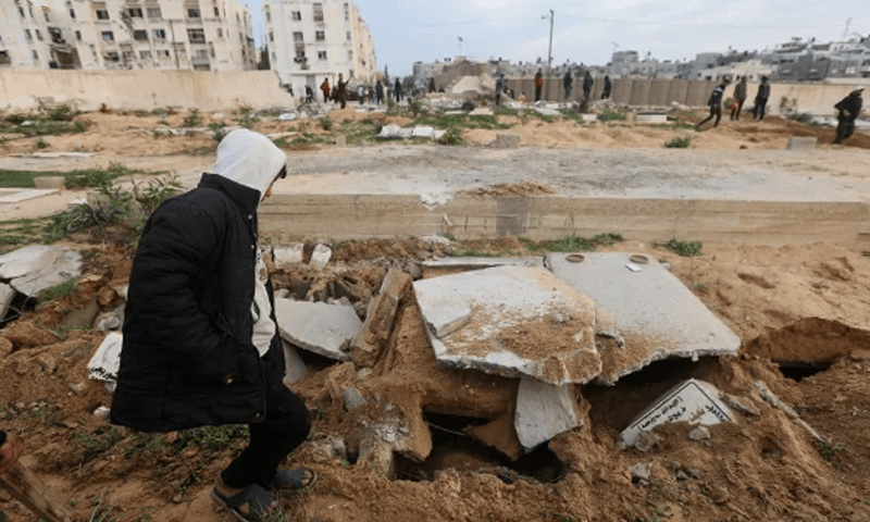 Israel admits it dug up Palestinian graves in Gaza