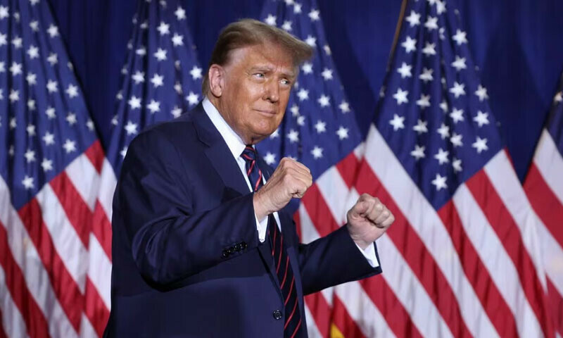 Trump cruises in New Hampshire primary election, Haley vows to fight on