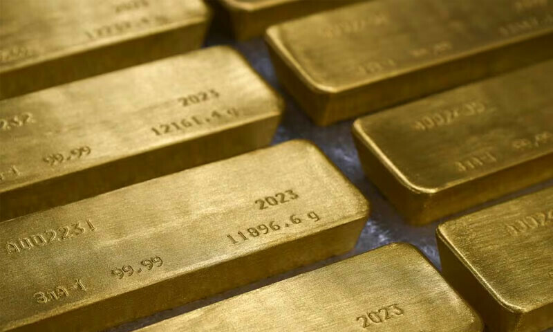 Gold prices fall for upcoming week