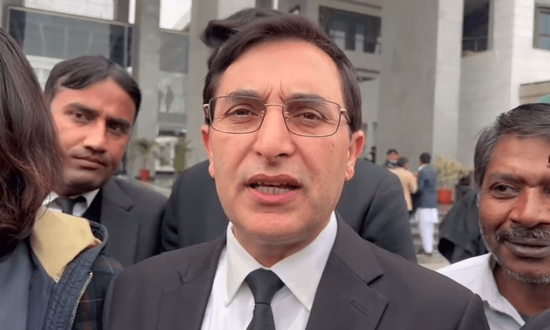 Barrister Gohar calls for calm, minutes before Imran sentencing