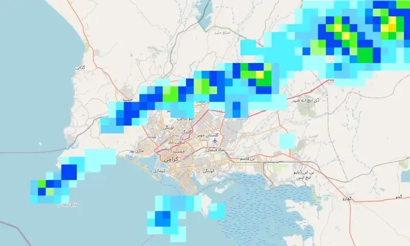 Heavy rain hits parts of Karachi for second day
