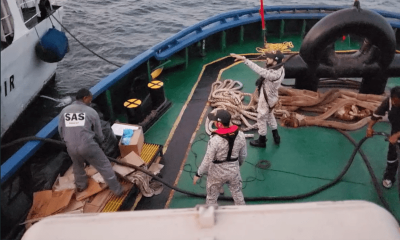 Pakistan saves 9 stranded Indian seamen