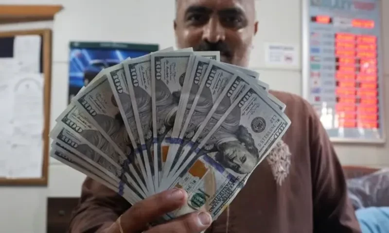 Dollar stays stable against rupee as new week begins