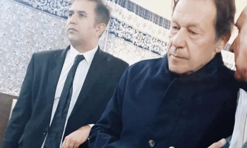 PTI posts purported Imran Khan photo from jail