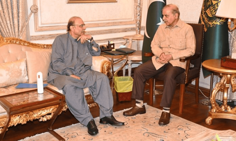 Shehbaz meets Zardari after Nawaz announces bid to form coalition govt